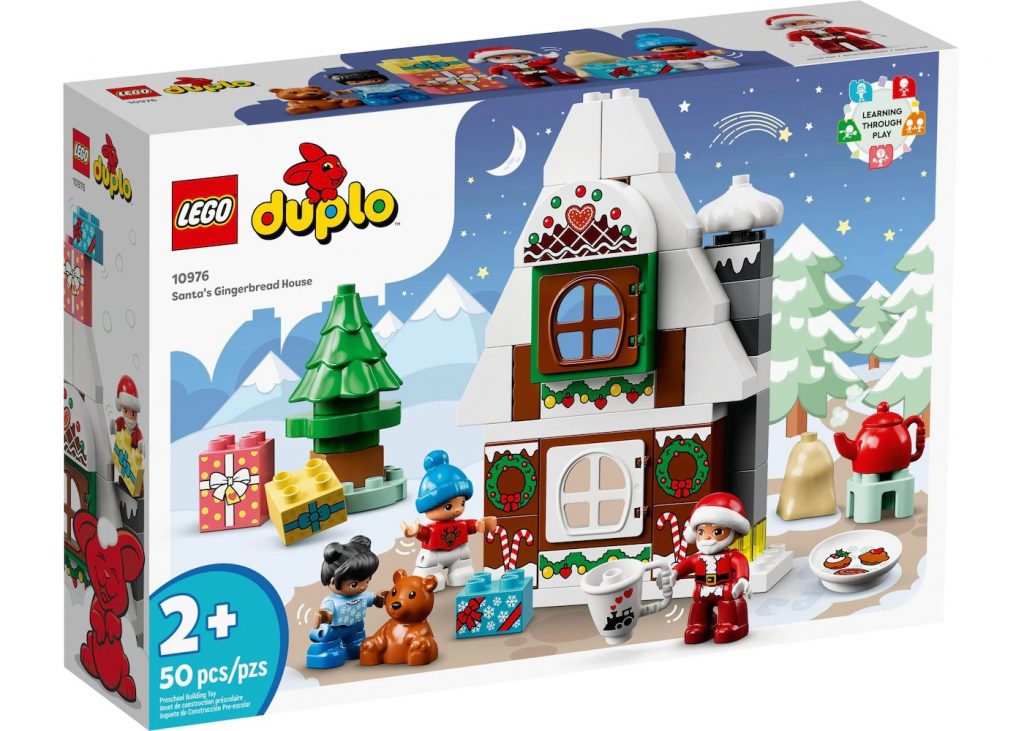 LEGO DUPLO Town Santa's Gingerbread House 10976 Building Toy Set for Kids (50 Pieces)