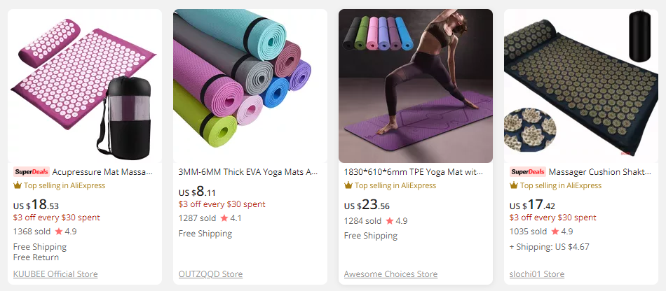 Market Analysis of Yoga Mat